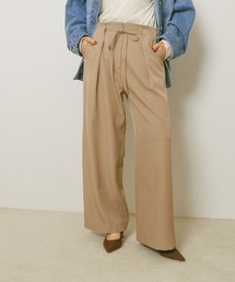 BAYFLOW | ウエストリボンタックパンツ(その他パンツ)