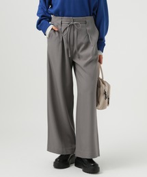 BAYFLOW | ウエストリボンタックパンツ(その他パンツ)