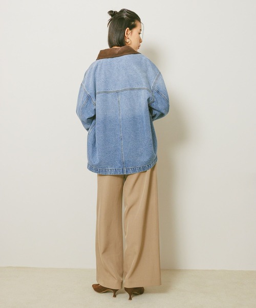 BAYFLOW（ベイフロー）の「ウエストリボンタックパンツ（その他パンツ・レディース・ベージュ/ブラック/グレー・FREE）」の7枚目の写真