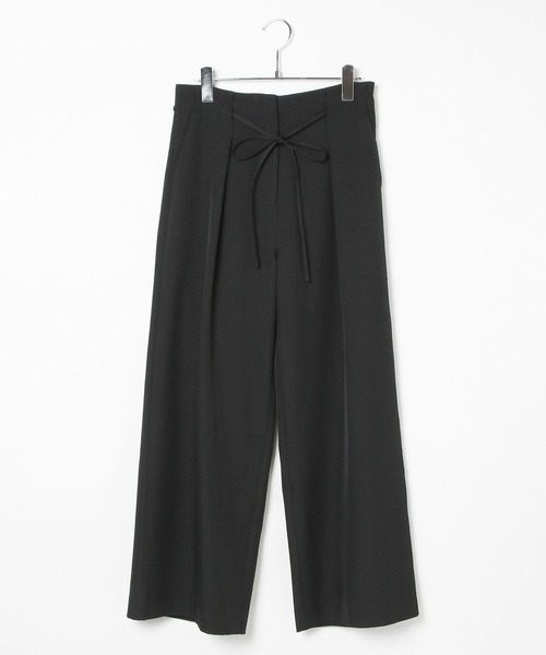 BAYFLOW（ベイフロー）の「ウエストリボンタックパンツ（その他パンツ・レディース・ベージュ/ブラック/グレー・FREE）」の12枚目の写真