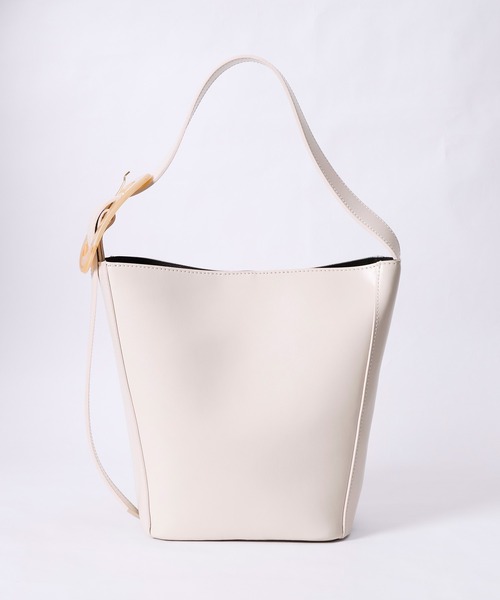 VIOLAd'ORO（ヴィオラドーロ）の「【VIOLAd'ORO】VOGUE-型押しスムースバッグ（ショルダーバッグ・レディース・オフホワイト・FREE）」の12枚目の写真