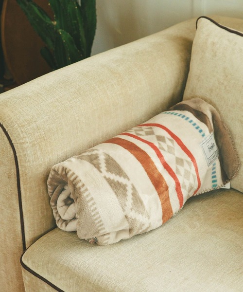 BAYFLOW（ベイフロー）の「BFフリースブランケットM 25AW（ブランケット・メンズ・グレー系/ブラウン系/ホワイト系その他/ブラック系/ホワイト系その他2/ブルー・ONE SIZE）」の12枚目の写真