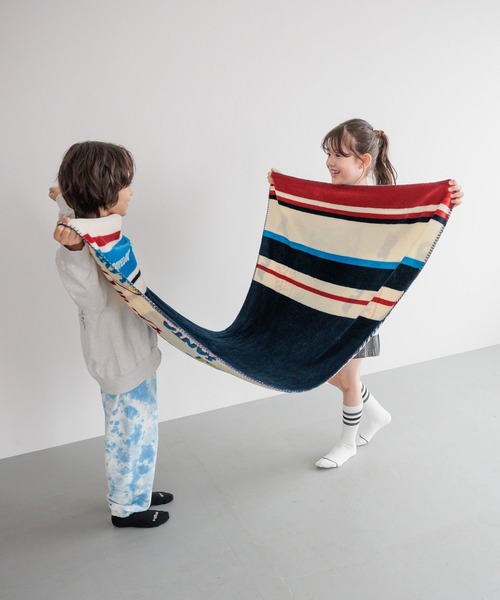 BAYFLOW（ベイフロー）の「BFフリースブランケットM 25AW（ブランケット・メンズ・グレー系/ブラウン系/ホワイト系その他/ブラック系/ホワイト系その他2/ブルー・ONE SIZE）」の16枚目の写真