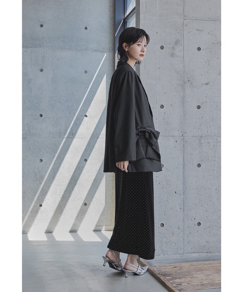 ビッグリボンジャケット フォーマル 結婚式 同窓会 成人式 お呼ばれ