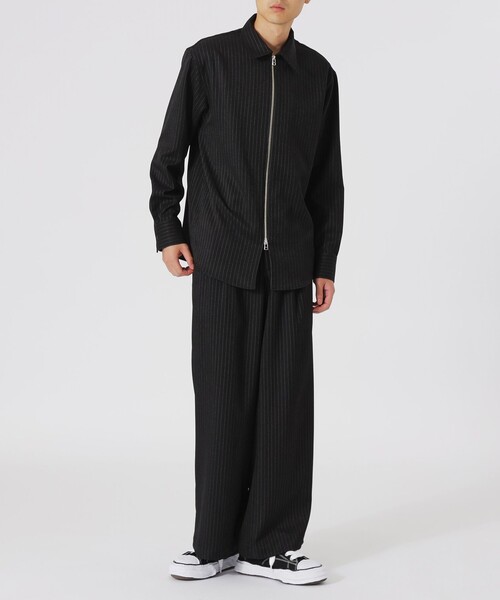 LOVELESS（ラブレス）の「ストライプ2タックバギースラックス（スラックス・メンズ・ブラック/ネイビー・L/M）」の7枚目の写真