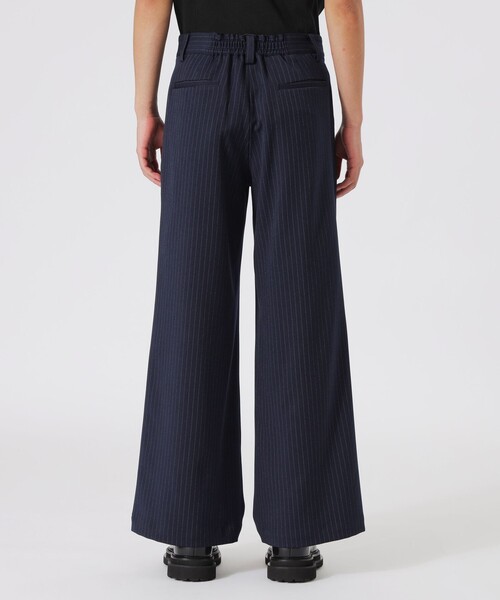 LOVELESS（ラブレス）の「ストライプ2タックバギースラックス（スラックス・メンズ・ブラック/ネイビー・L/M）」の12枚目の写真