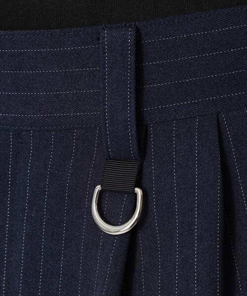 LOVELESS（ラブレス）の「ストライプ2タックバギースラックス（スラックス・メンズ・ブラック/ネイビー・L/M）」の14枚目の写真