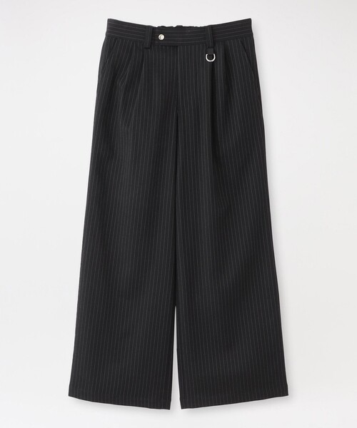 LOVELESS（ラブレス）の「ストライプ2タックバギースラックス（スラックス・メンズ・ブラック/ネイビー・L/M）」の3枚目の写真