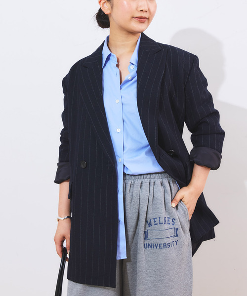 LGB テーラードジャケット ストライプ LGB テーラードジャケット ストライプ テーラードジャケット