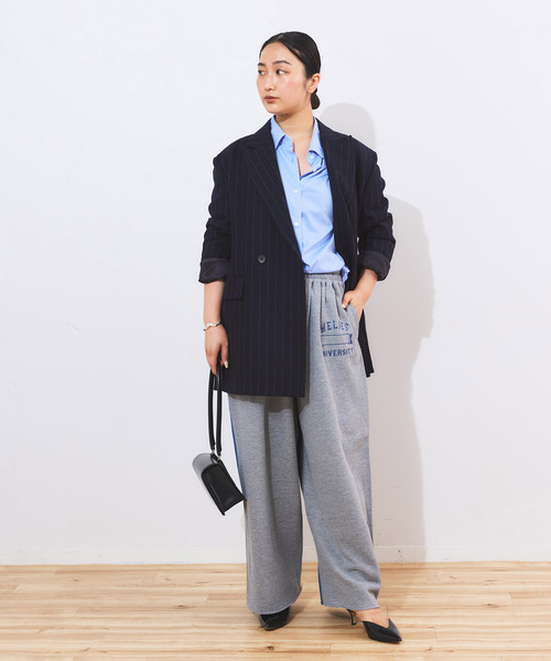 セール】クラシックストライプジャケット（テーラードジャケット