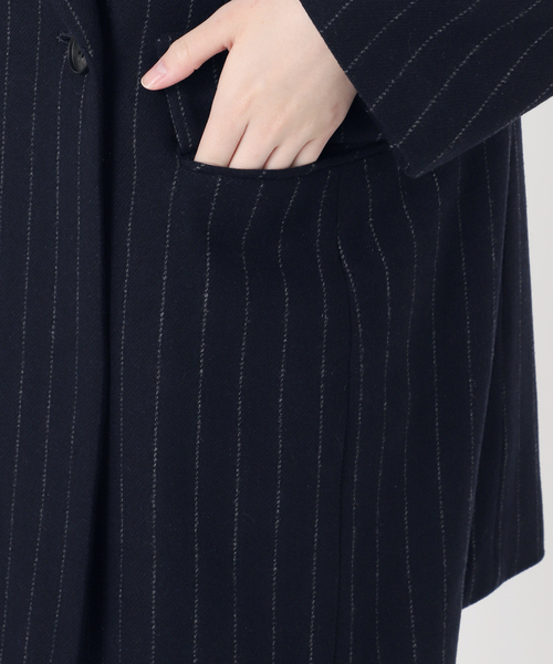 セール】クラシックストライプジャケット（テーラードジャケット