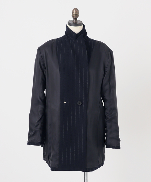 セール】クラシックストライプジャケット（テーラードジャケット