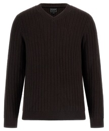 Guess（ゲス）の「Long Sleeves V-neck Bryson Texture Sweater ニット（ニット/セーター）」