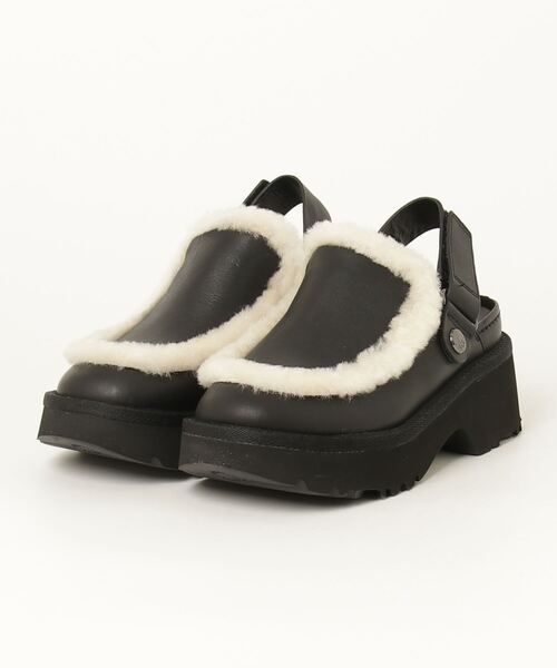UGG(アグ)の「UGG(アグ)Esmee Leather Clog/1171507(ブーツ・レディース・ブラック・8/7/6)」の1枚目の写真