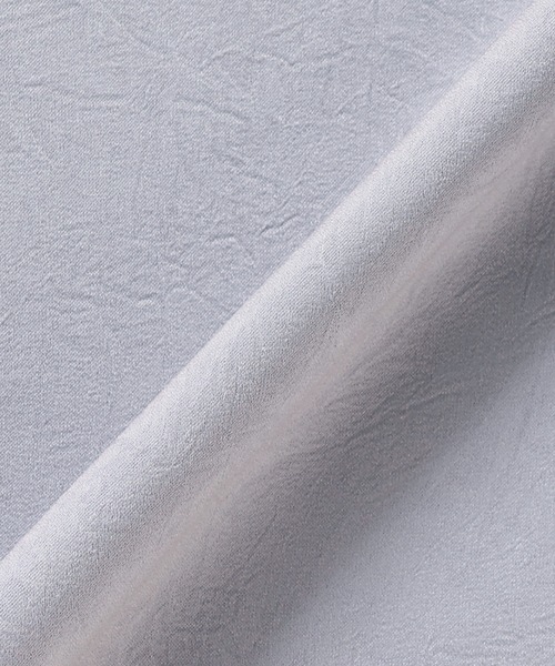 TOKYO SHIRTS（トウキョウシャツ）の「クラッシュスエード ペプラムシャツブラウス 長袖（シャツ/ブラウス・レディース・オフホワイト/グレイッシュブルー/ピンク・M/L）」の13枚目の写真