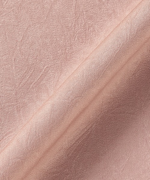 TOKYO SHIRTS（トウキョウシャツ）の「クラッシュスエード ペプラムシャツブラウス 長袖（シャツ/ブラウス・レディース・オフホワイト/グレイッシュブルー/ピンク・M/L）」の20枚目の写真