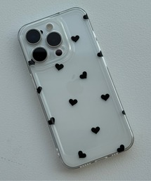 kutir(クティール)のkutirlune/ハートクリアスマホケース(スマホケース/カバー)