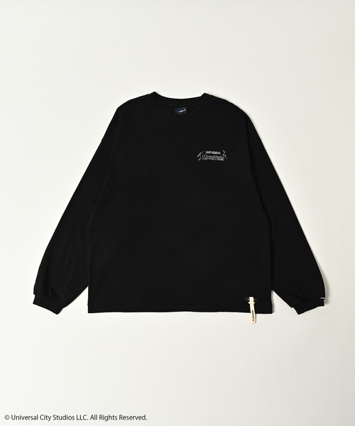 ADAM PATEK(アダムパテック)の「【ADAMPATEK/アダムパテック】Frankenstein flower stitch longsleeve ステッチロンTee(Tシャツ/カットソー・メンズ・ブラック/ホワイト・2/1)」の3枚目の写真