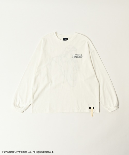 ADAM PATEK(アダムパテック)の「【ADAMPATEK/アダムパテック】Frankenstein flower stitch longsleeve ステッチロンTee(Tシャツ/カットソー・メンズ・ブラック/ホワイト・2/1)」の8枚目の写真