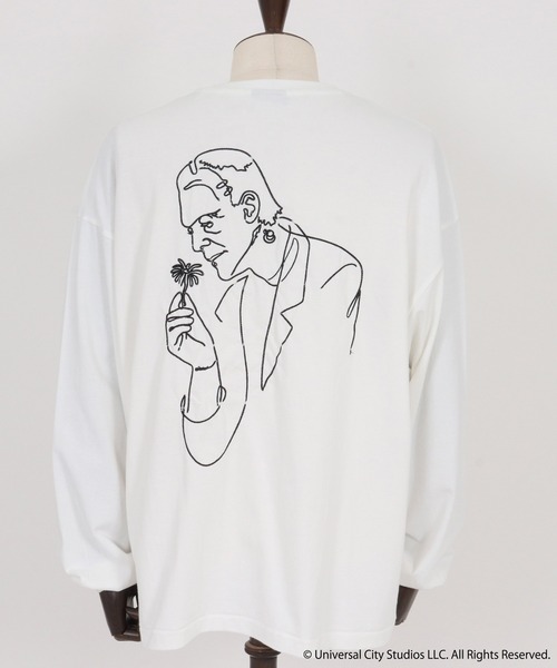 ADAM PATEK(アダムパテック)の「【ADAMPATEK/アダムパテック】Frankenstein flower stitch longsleeve ステッチロンTee(Tシャツ/カットソー・メンズ・ブラック/ホワイト・2/1)」の15枚目の写真