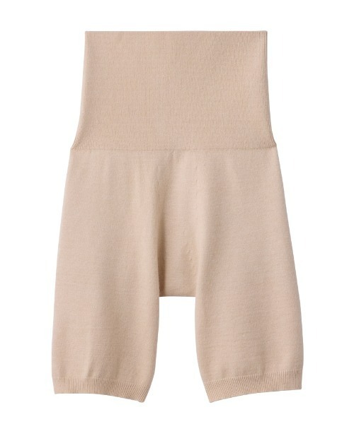 GUNZE（グンゼ）の「HOT MAGIC/ホットマジック　あたたかオーバーパンツ　３分丈 ハラマキ付き（レギンス/スパッツ・レディース・ベージュ系その他/ブラック・M～Ｌ）」の2枚目の写真