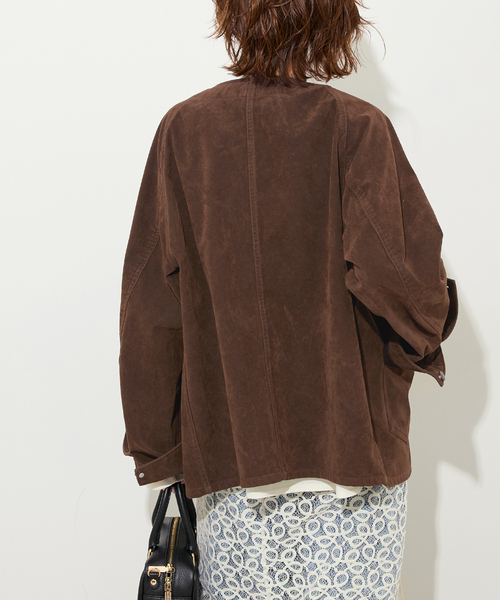 別注【PAYDAY/ペイデイ】フェイクスウェードエンジニアジャケット