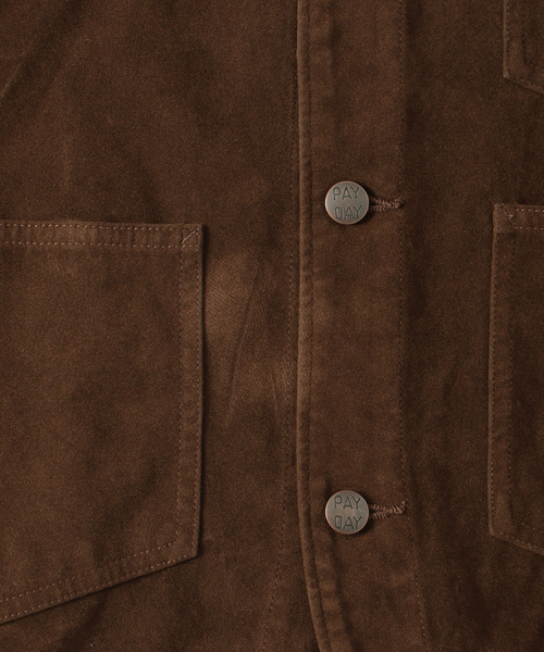 別注【PAYDAY/ペイデイ】フェイクスウェードエンジニアジャケット