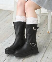 INGNI | インヒール厚底バイカーブーツ(ブーツ)