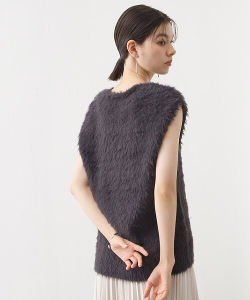 THE SHOP TK （ザ ショップ ティーケー ）の「ふわふわフェザーベスト/洗える（ベスト・レディース・スミクロ/グリーン/ブラウン系・99）」の19枚目の写真