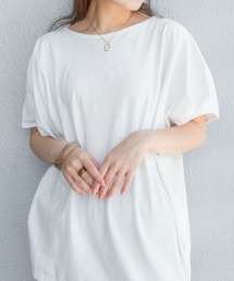 アシンメトリー半袖Tシャツ