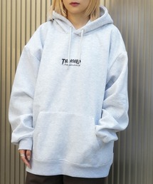 【THRASHER /スラッシャー】ヘビーウェイト ワンポイントフーディ 裏起毛 マグロゴ