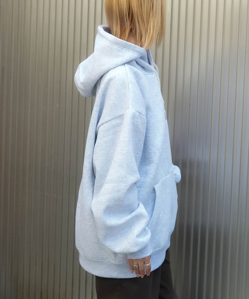 THRASHER(スラッシャー)の「【THRASHER /スラッシャー】ヘビーウェイト ワンポイントフーディ 裏起毛 マグロゴ(パーカー・メンズ・ブラウン/ブラック/グレー・MEDIUM/X-LARGE/LARGE)」の11枚目の写真