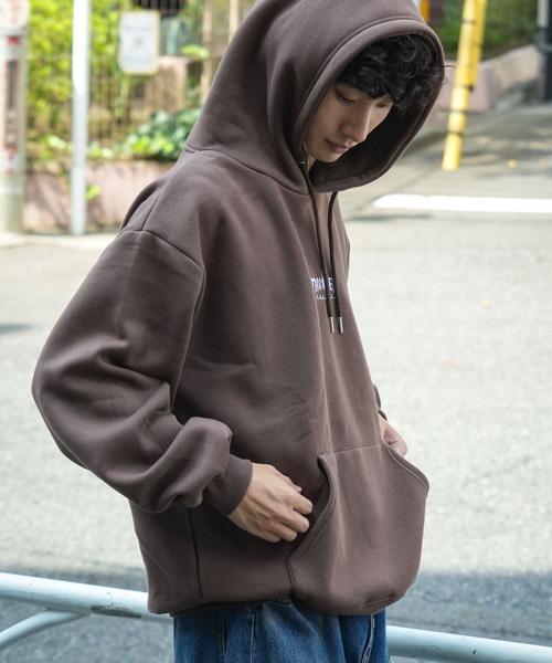 THRASHER(スラッシャー)の「【THRASHER /スラッシャー】ヘビーウェイト ワンポイントフーディ 裏起毛 マグロゴ(パーカー・メンズ・ブラウン/ブラック/グレー・MEDIUM/X-LARGE/LARGE)」の21枚目の写真