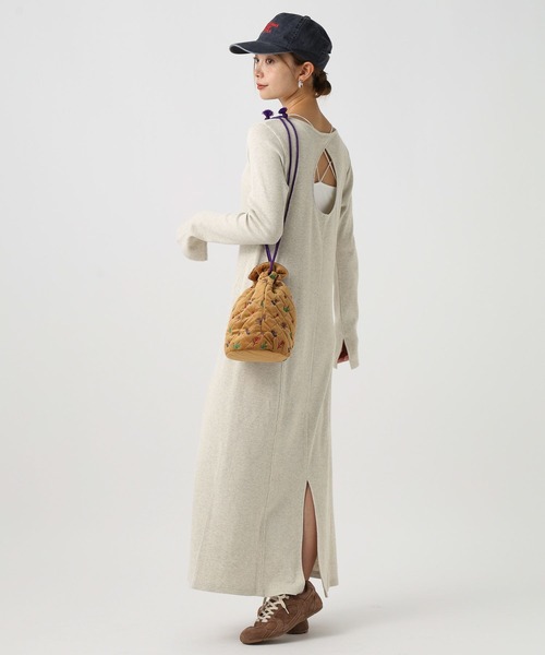 BAYFLOW(ベイフロー)の「ヘンリーネックアソートワンピース(ワンピース・レディース・オートミール/ブルー系その他/ブラック・FREE)」の18枚目の写真