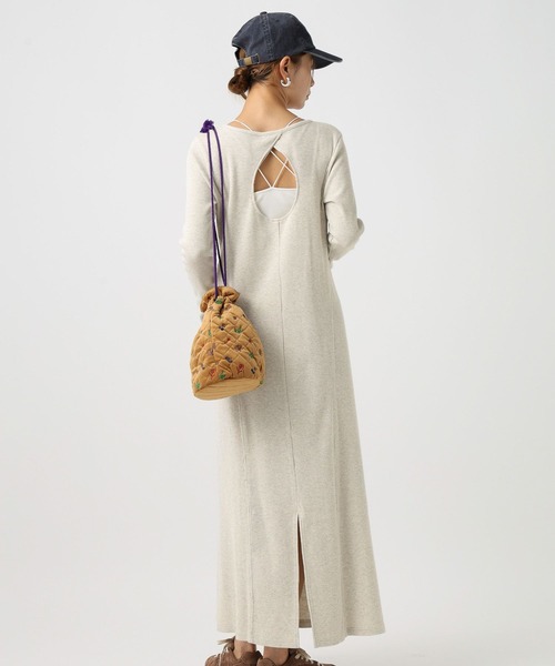 BAYFLOW(ベイフロー)の「ヘンリーネックアソートワンピース(ワンピース・レディース・オートミール/ブルー系その他/ブラック・FREE)」の20枚目の写真