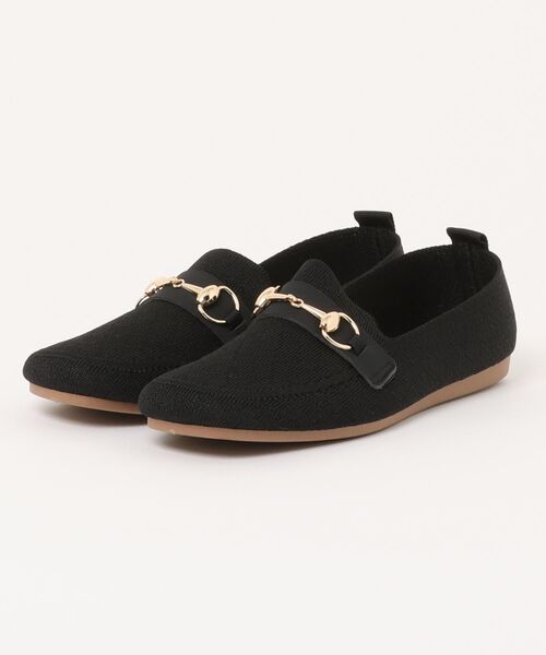 LUGG NAGG(ラグナグ)の「【addottona】【柔らかフィット】シーズンレスニットビットローファー【軽量】(ローファー・レディース・ブラック/ダークブラウン/チェック・XL/LL/L/M/S)」の7枚目の写真