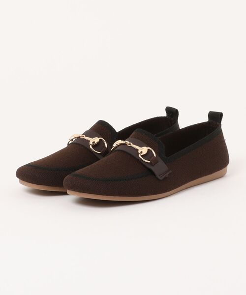 LUGG NAGG(ラグナグ)の「【addottona】【柔らかフィット】シーズンレスニットビットローファー【軽量】(ローファー・レディース・ブラック/ダークブラウン/チェック・XL/LL/L/M/S)」の8枚目の写真