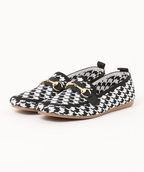 LUGG NAGG(ラグナグ)の「【addottona】【柔らかフィット】シーズンレスニットビットローファー【軽量】(ローファー・レディース・ブラック/ダークブラウン/チェック・XL/LL/L/M/S)」の9枚目の写真