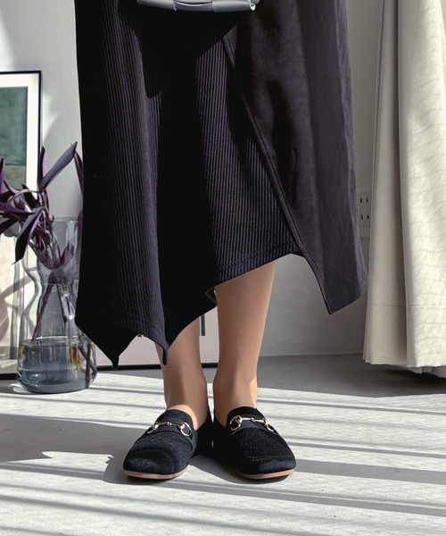 LUGG NAGG(ラグナグ)の「【addottona】【柔らかフィット】シーズンレスニットビットローファー【軽量】(ローファー・レディース・ブラック/ダークブラウン/チェック・XL/LL/L/M/S)」の10枚目の写真