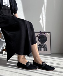 LUGG NAGG（ラグナグ）の「【addottona】【柔らかフィット】シーズンレスニットビットローファー【軽量】（ローファー）」