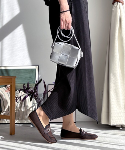 LUGG NAGG(ラグナグ)の「【addottona】【柔らかフィット】シーズンレスニットビットローファー【軽量】(ローファー・レディース・ブラック/ダークブラウン/チェック・XL/LL/L/M/S)」の15枚目の写真