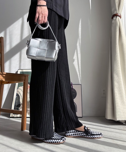 LUGG NAGG(ラグナグ)の「【addottona】【柔らかフィット】シーズンレスニットビットローファー【軽量】(ローファー・レディース・ブラック/ダークブラウン/チェック・XL/LL/L/M/S)」の19枚目の写真