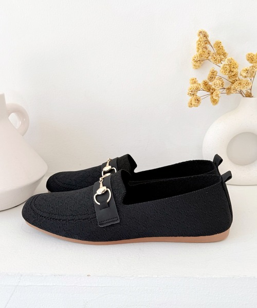 LUGG NAGG(ラグナグ)の「【addottona】【柔らかフィット】シーズンレスニットビットローファー【軽量】(ローファー・レディース・ブラック/ダークブラウン/チェック・XL/LL/L/M/S)」の22枚目の写真