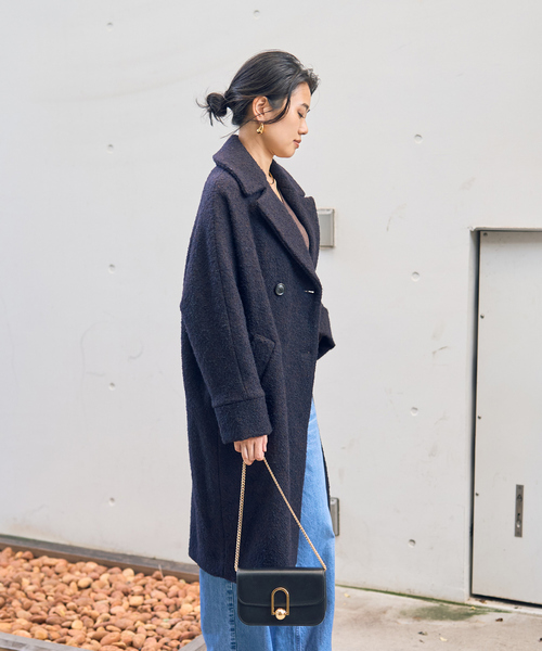 TICCA（ティッカ）の「【TICCA/ティッカ】別注ループヘリンボーンツイードテントコート（チェスターコート・レディース・その他・フリー）」の14枚目の写真