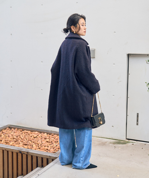 TICCA（ティッカ）の「【TICCA/ティッカ】別注ループヘリンボーンツイードテントコート（チェスターコート・レディース・その他・フリー）」の13枚目の写真