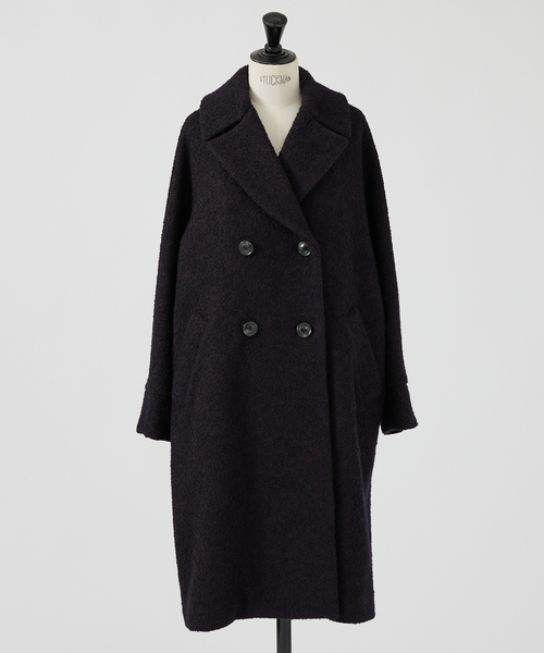 TICCA（ティッカ）の「【TICCA/ティッカ】別注ループヘリンボーンツイードテントコート（チェスターコート・レディース・その他・フリー）」の4枚目の写真