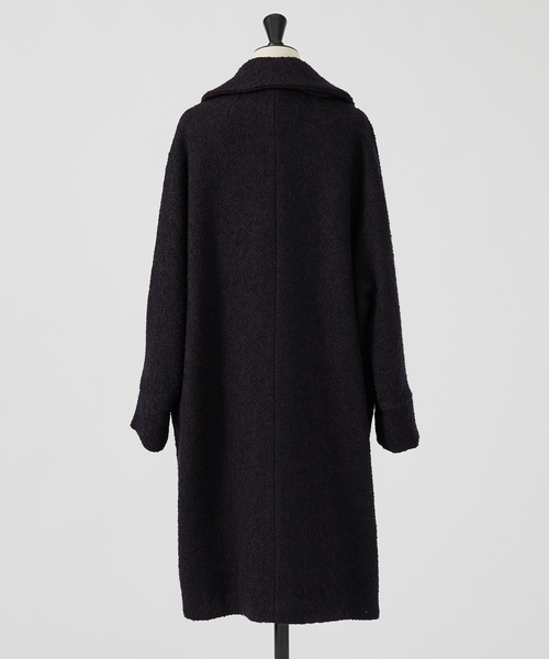 23区 ツィーディヘリンボーン コート TICCA/ティッカ】別注ループヘリンボーンツイードテントコート