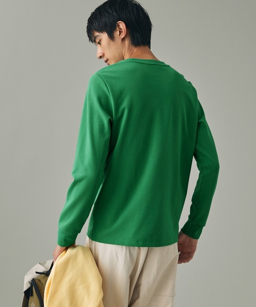 AIGLE（エーグル）の「UVカット ワンポイントロゴ スウェットTシャツ（スウェット・メンズ・ブルー/グリーン/ダークネイビー/ホワイト・L/M/S）」の22枚目の写真