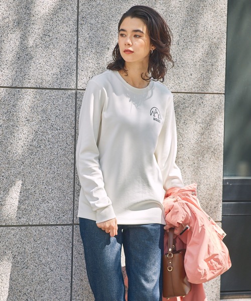 AIGLE（エーグル）の「UVカット ワンポイントロゴ スウェットTシャツ（スウェット・メンズ・ブルー/グリーン/ダークネイビー/ホワイト・L/M/S）」の11枚目の写真