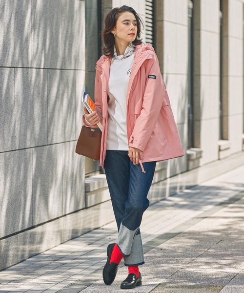 AIGLE（エーグル）の「UVカット ワンポイントロゴ スウェットTシャツ（スウェット・メンズ・ブルー/グリーン/ダークネイビー/ホワイト・L/M/S）」の18枚目の写真